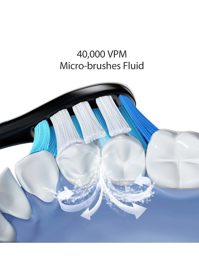 D2 - 40000 movements per minute 8 Replacement Heads 5 Modes