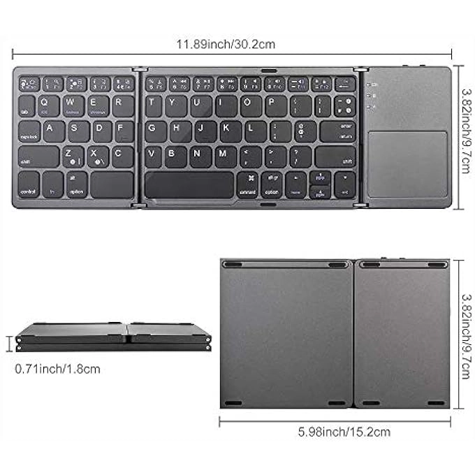 TRI-FOLD BLUETOOTH KEYBOARD - Wireless