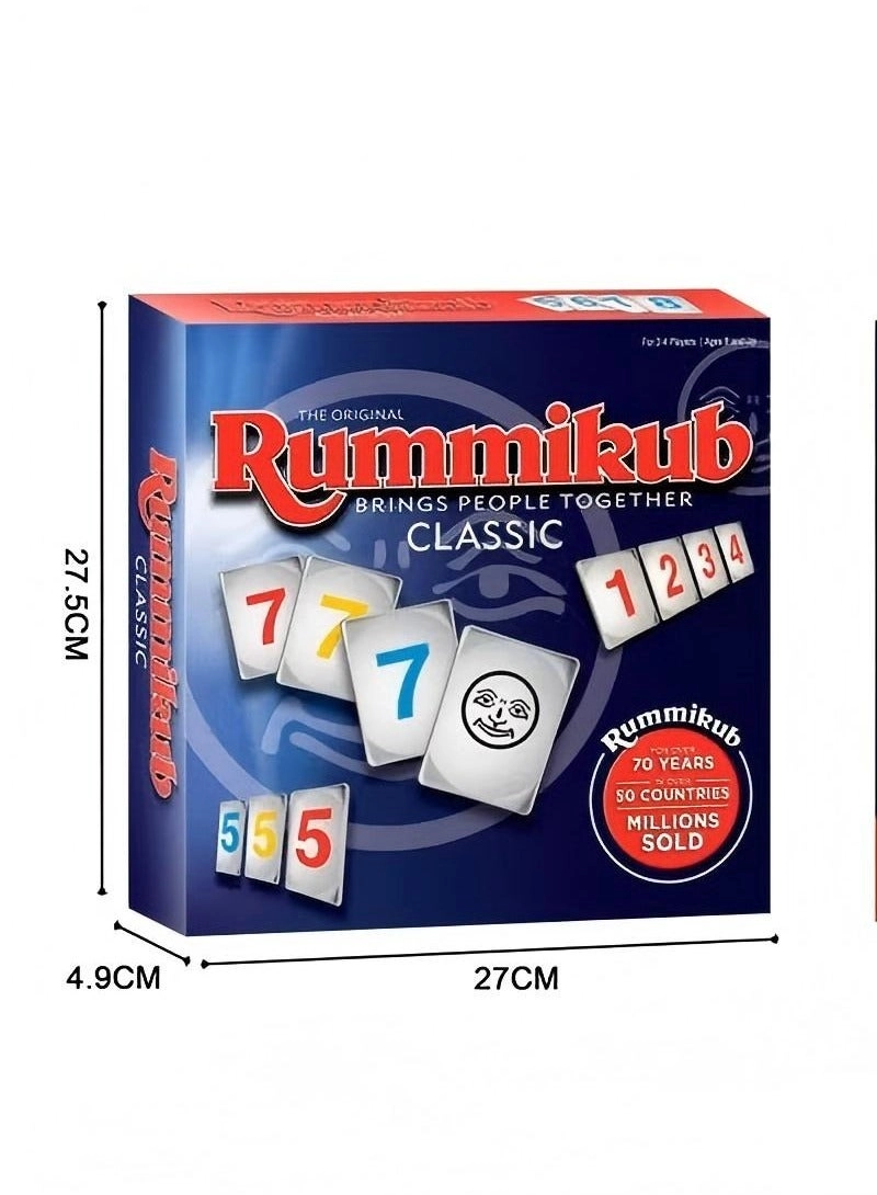 RUMMIKUB Four Player Edition - Classic Rummy Tile Game