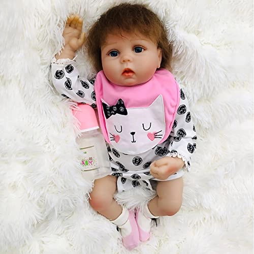 Reborn Baby Doll - 55cm 22" Vinyl Cotton Body
