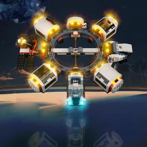 LED Lighting Kit for Lego City Modular Space Station - Space