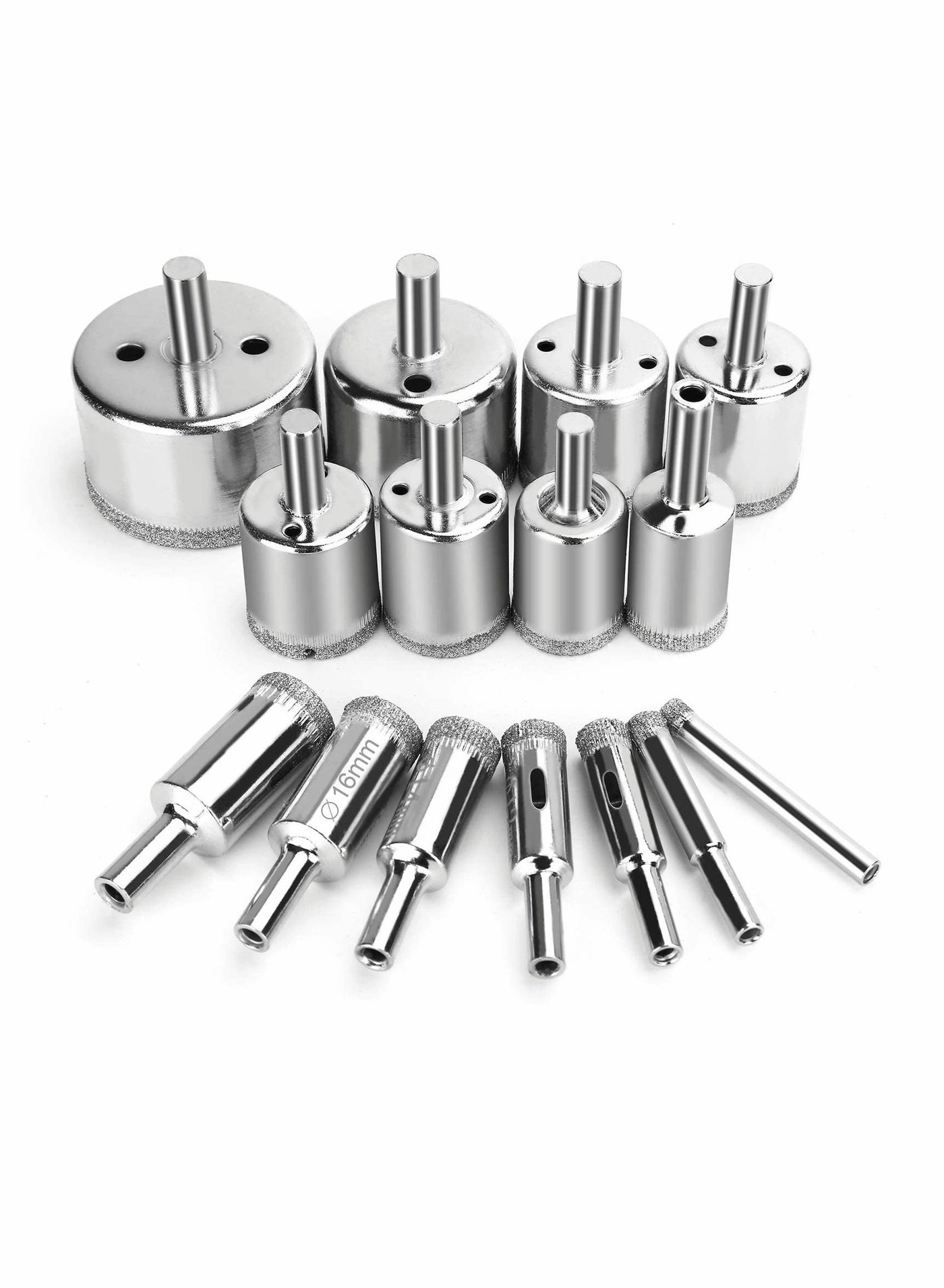 KASTWAVE Diamond Drill Bits - 15 Pcs 6mm-50mm Kit