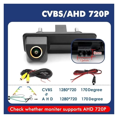 Rear View Camera - Night Vision Wired or Wireless 1280*720P