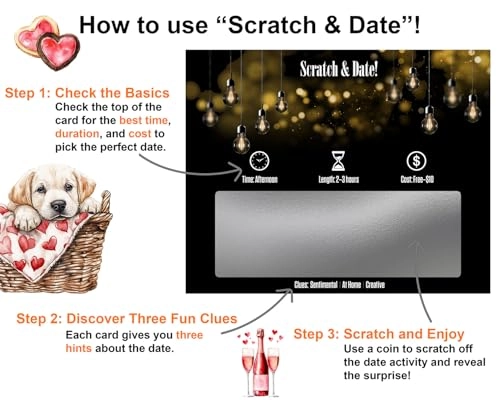 Date Night Scratch Off Cards - Adult English