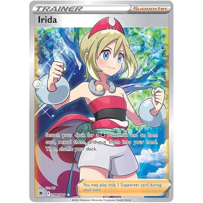 rayihni IRIDA 186/189 + TITANCARDS TOPLOADER - 1X