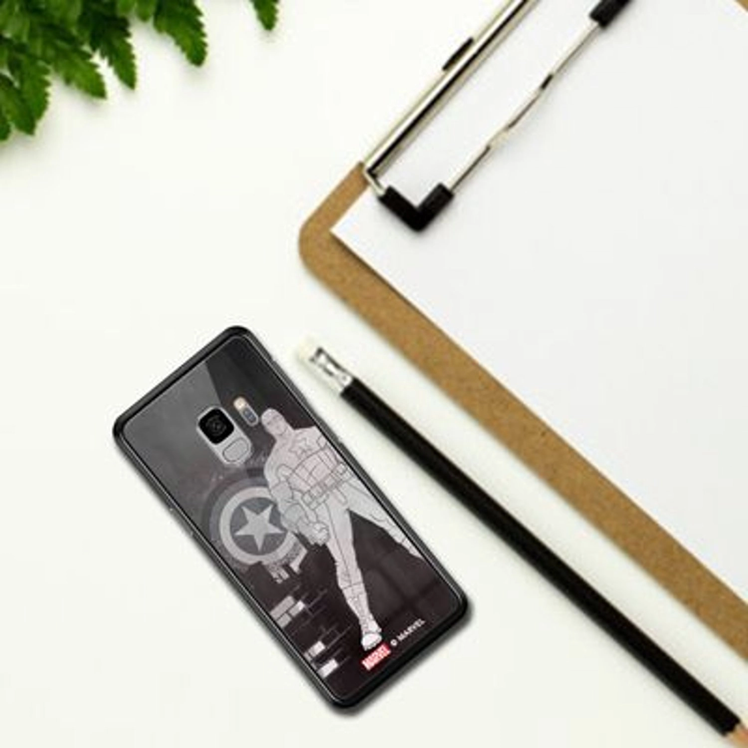 Captain America Soldier Back Case for Galaxy S9