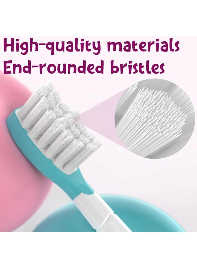 HX6321_8US - Pack of 8 Pink-green Kids 7+