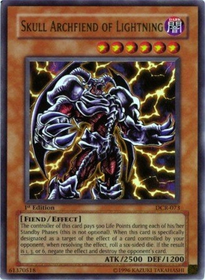 Yu-Gi-Oh! Skull Archfiend of Lightning DCR-073 Unlimited Edition
