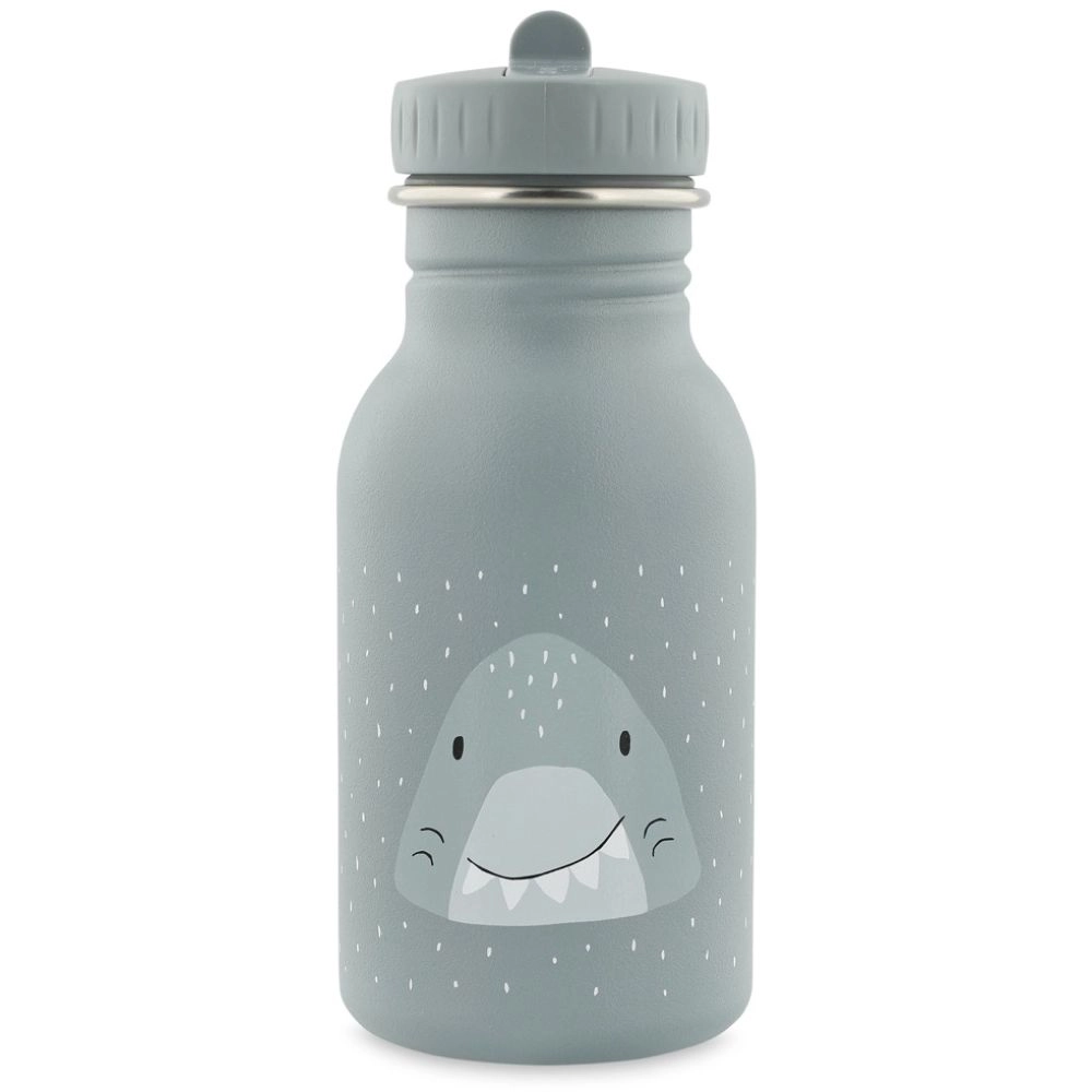 TRIXIE Mr. Shark Insulated Water Bottle - Double-walled - 350 ml