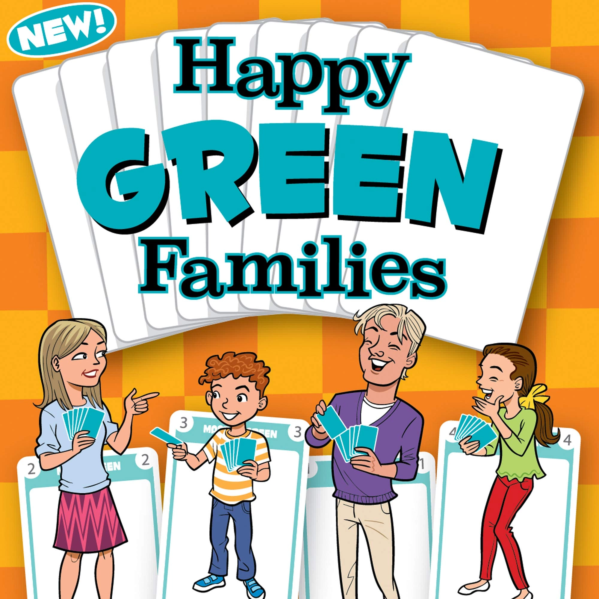 The New Happy Families Happy Families: Green Family Edition - Card Game