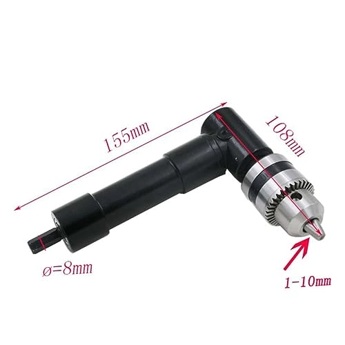 Right Angle Drill Attachment Adapter - 15.5X10.8cm 0.8-10mm