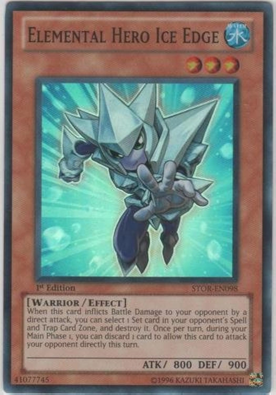 Konami Elemental Hero Ice Edge STOR-EN098