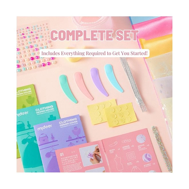 Design House Mini DIY Fashion Kit - 5+ years 24 pcs