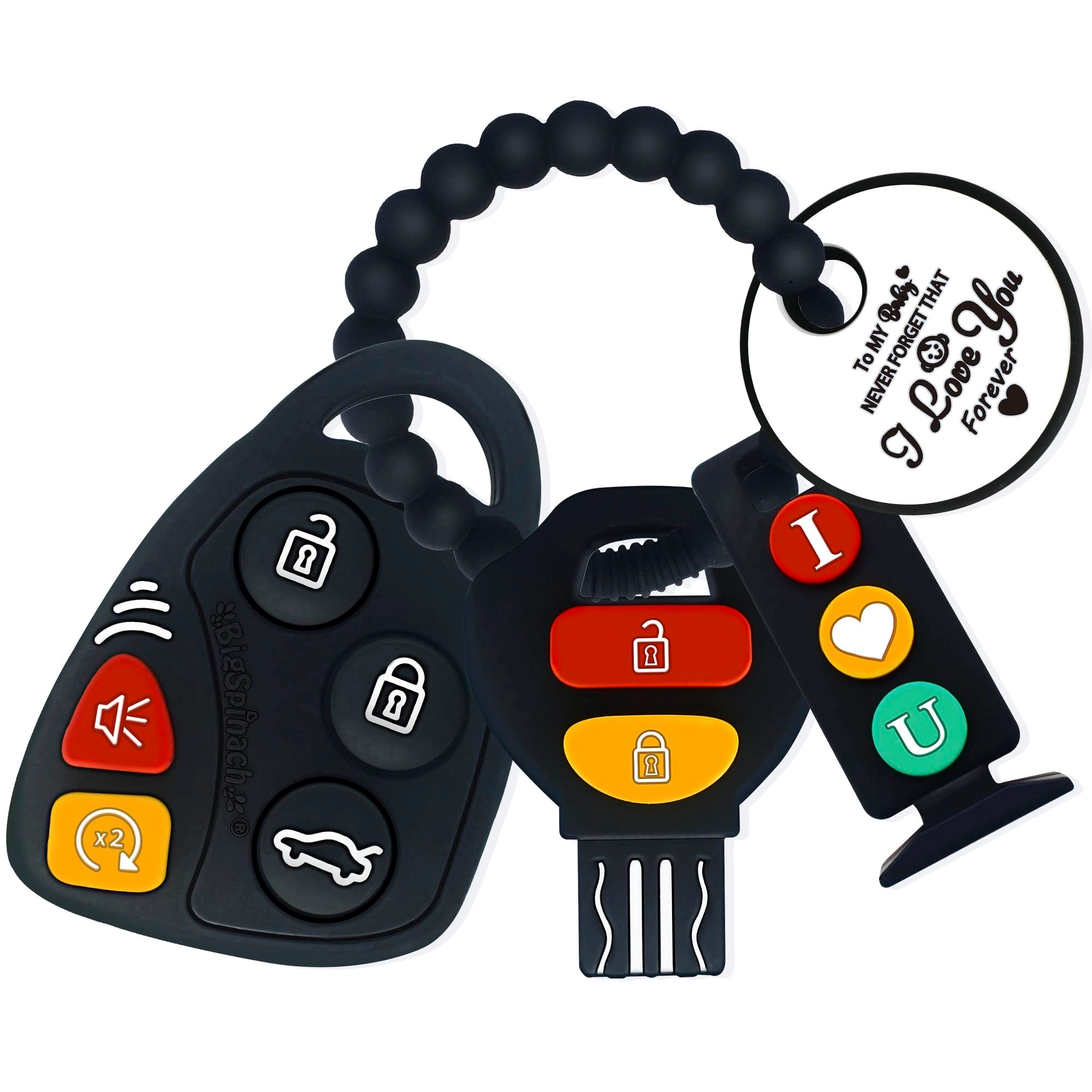 Guangzhou Feile International Trade Co., LTD Teething Keys - Silicone + Traffic Light Teething Toy + Car Remote