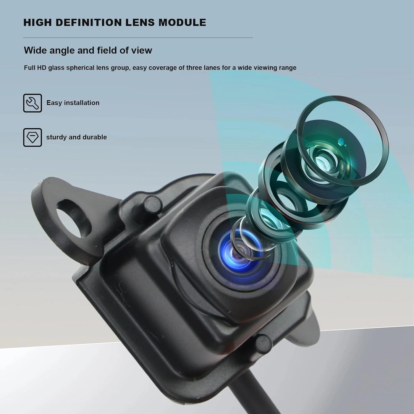 Backup Rear View Camera - 1280x720 pixels