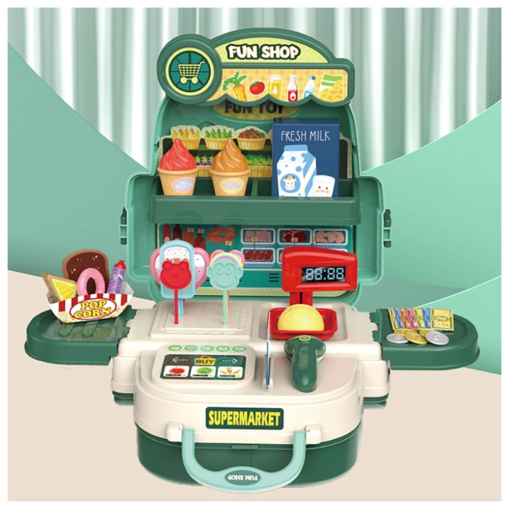 Supermarket Toy Set School Bag - 36 Pcs (SBF-LS_RPSB_SMGR)