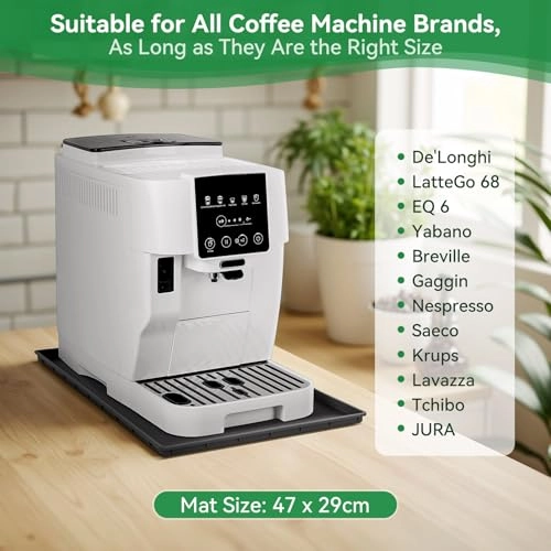 Silicone Mat for Coffee Machines - Non-Slip Waterproof 47 x 29 cm