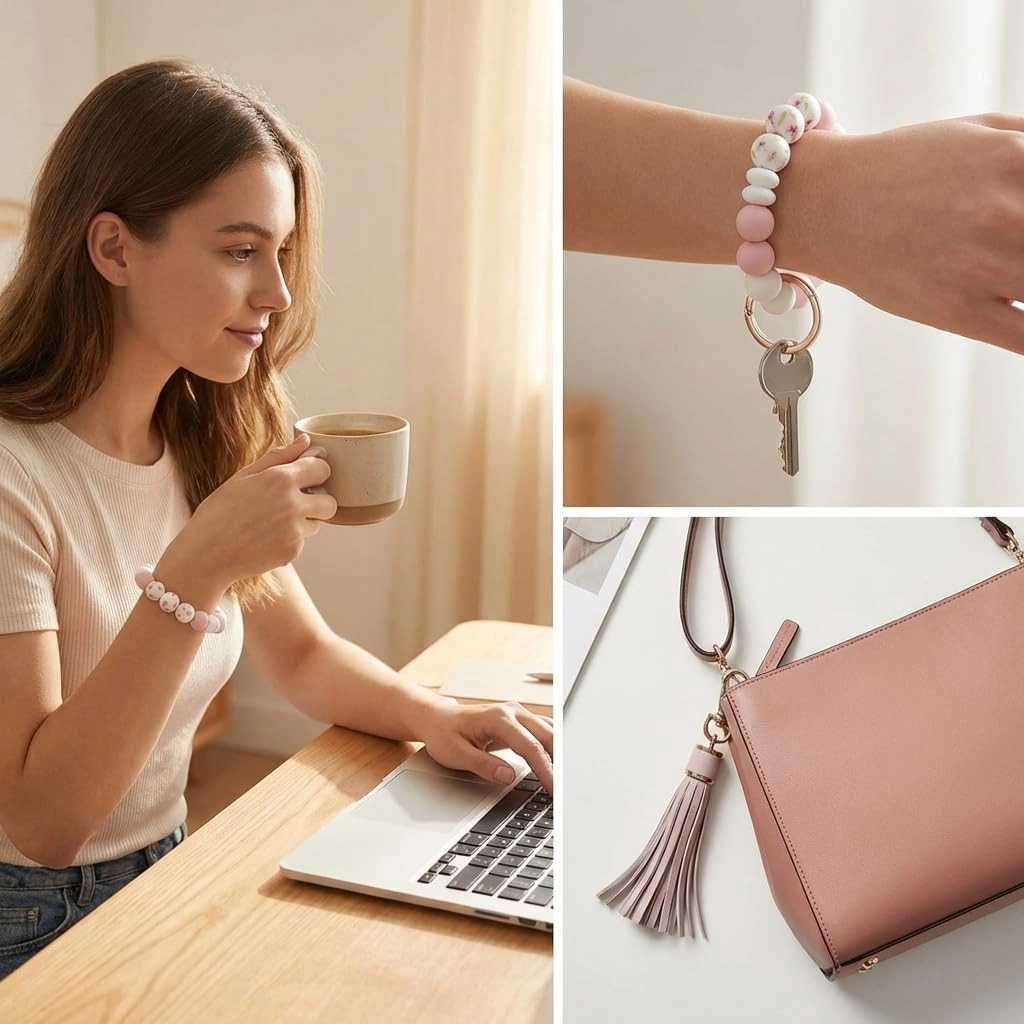 Key Ring Bracelet - Car