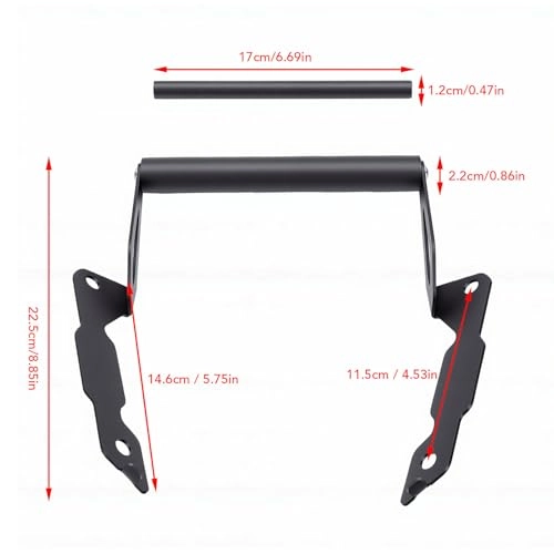 Motorcycle Navigation Mount - for XL750 Transalp 750 2023-2025 Fockeokhx2d0we7
