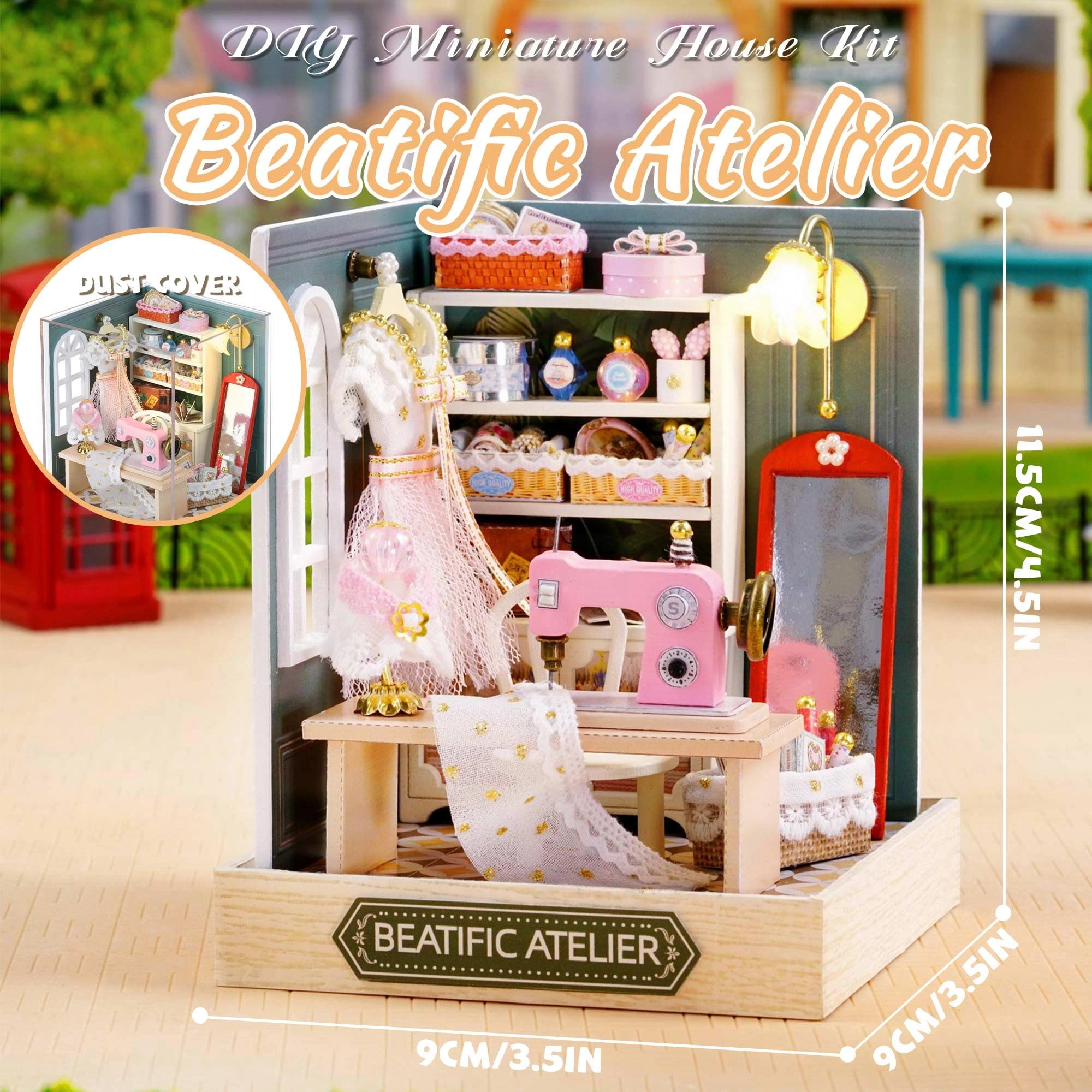 DIY Miniature House Kit - Vintage Coffee Shop