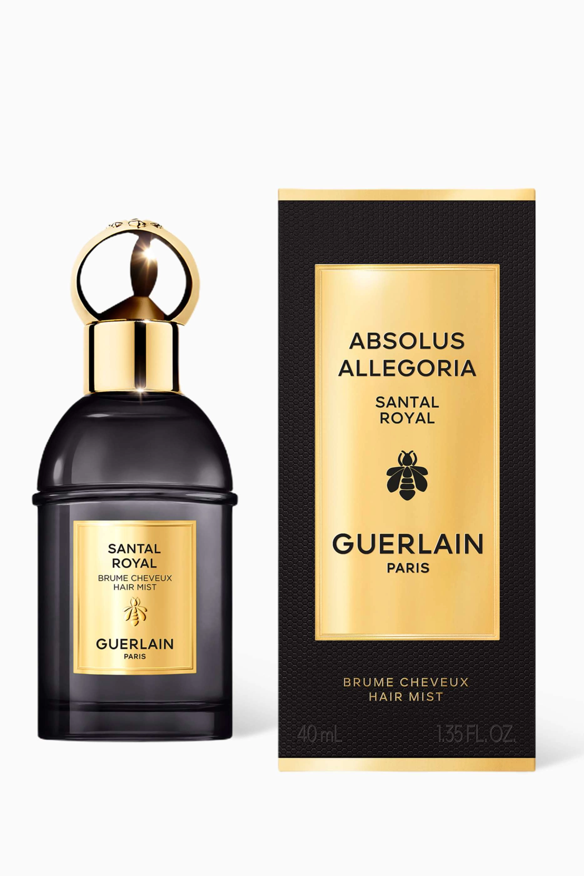 Santal Royal Hair Mist - 40 milliliter Dark Leather Notes Oud Accord Jasmine Rose