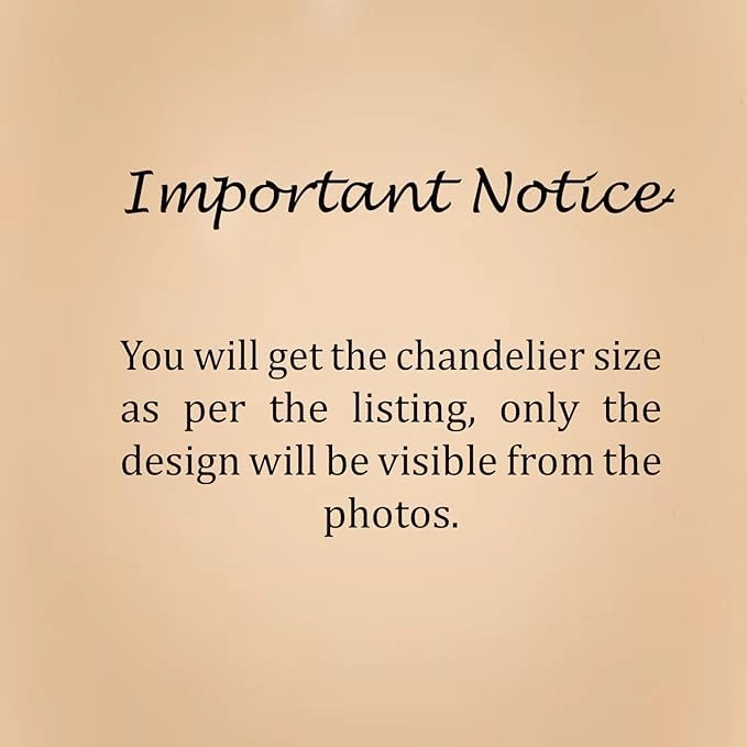 Chandelier - 250MM Gold