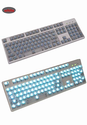 104 Keys Clear Keycaps - ANSI