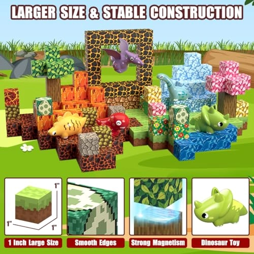 Magnetic Building Blocks - 205 pcs