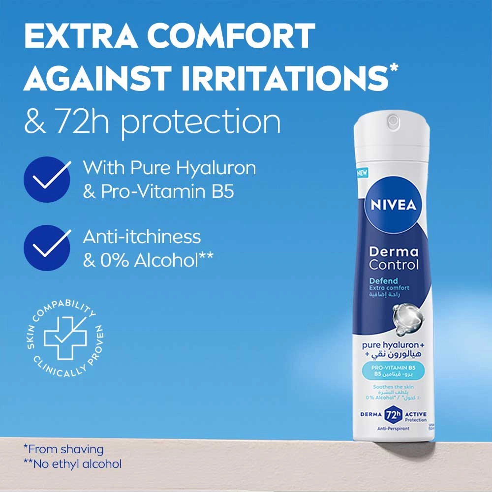 Derma Control Defend - 150ml Anti-Perspirant Spray