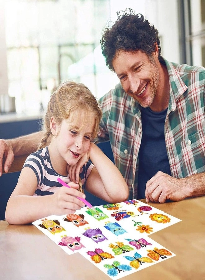 5D Diamond Painting Stickers Kits - 21Pcs