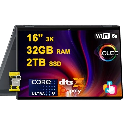 OmniBook X Flip 16 BZ0N2UA - 16'' Core Ultra 9 288V 32GB DDR5 2TB SSD