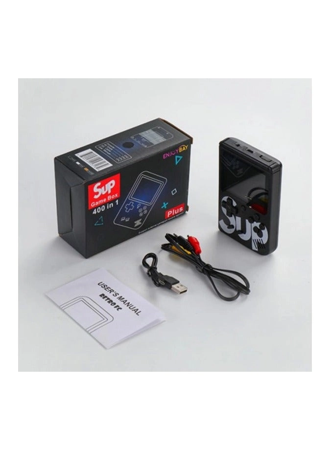 Handheld Game Console - 400 Built-in Games 3-Inch Color Screen Rechargeable Battery