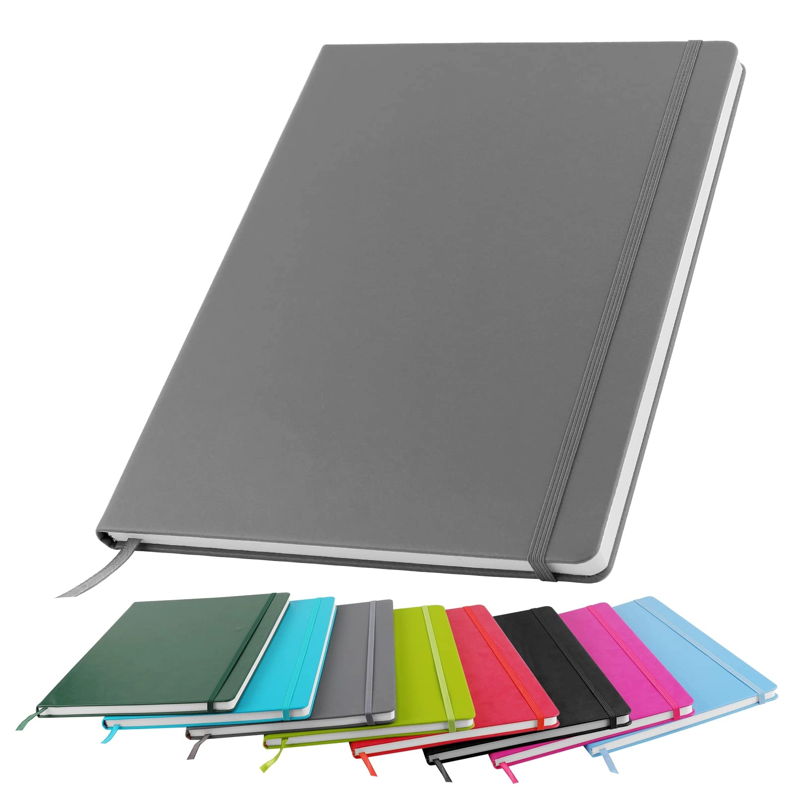 Notebook A4 Hardcover - Lined 80 Sheets