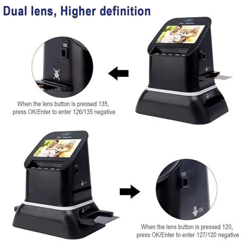 Film Scanner - 22MP 14MP 1080P LCD