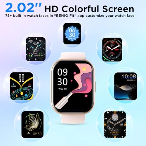 Parrot 2 - 2.02" Smart Watch 24/7 Heart Rate SpO2