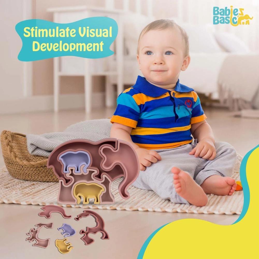 Silicone Stacking Toy - 6 months to 4 years