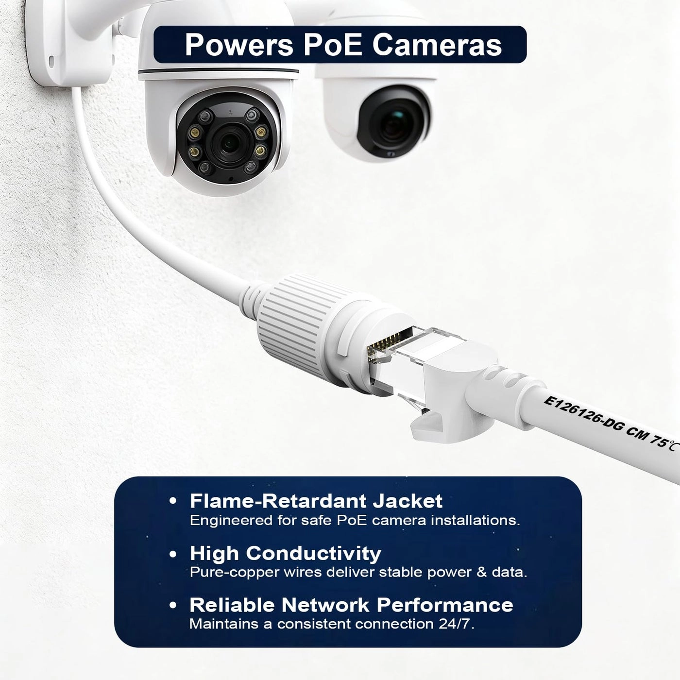 Cat 6 Ethernet Cable - 20ft 10Gbps