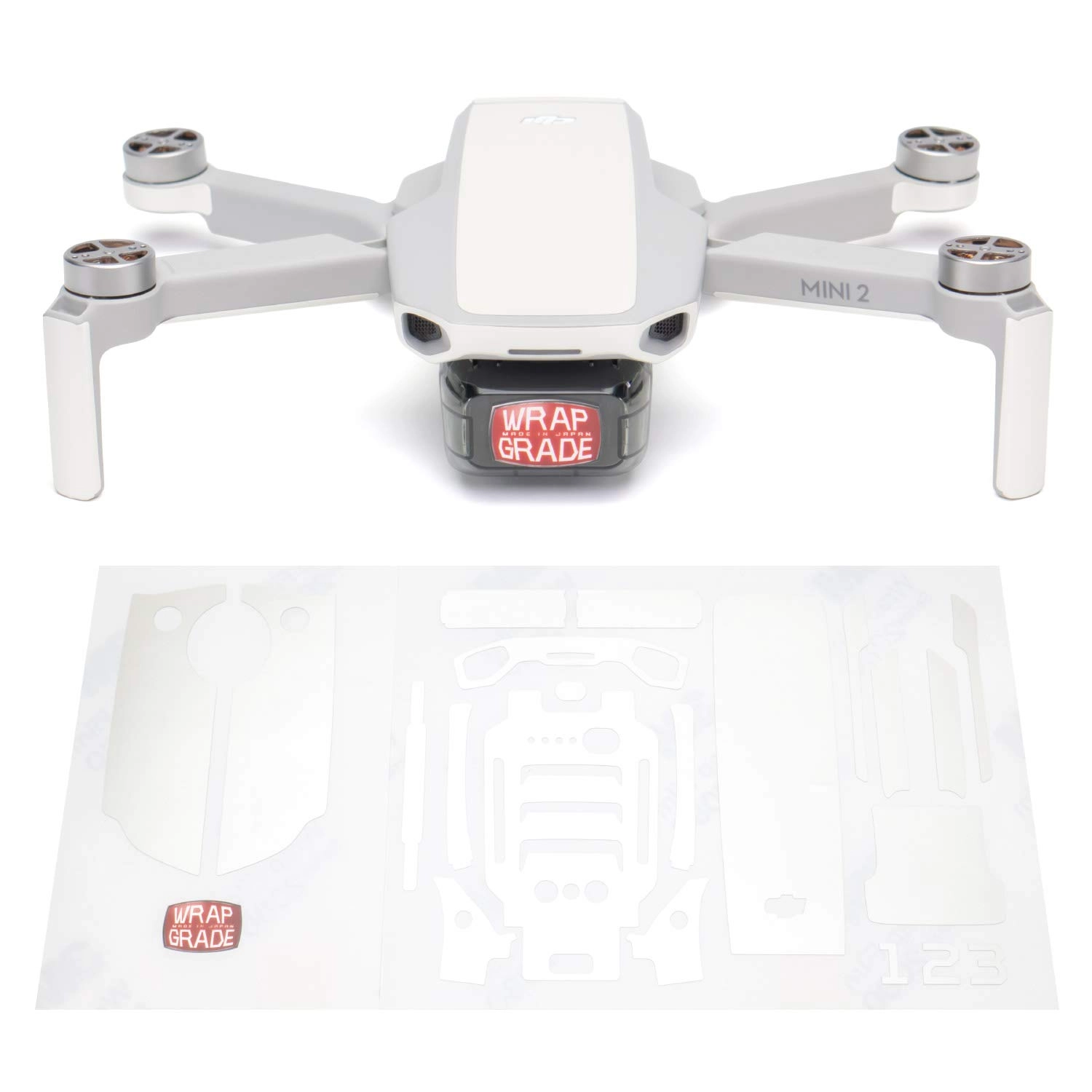 WRAPGRADE Skin Sticker Set Compatible with DJI Mini 2
