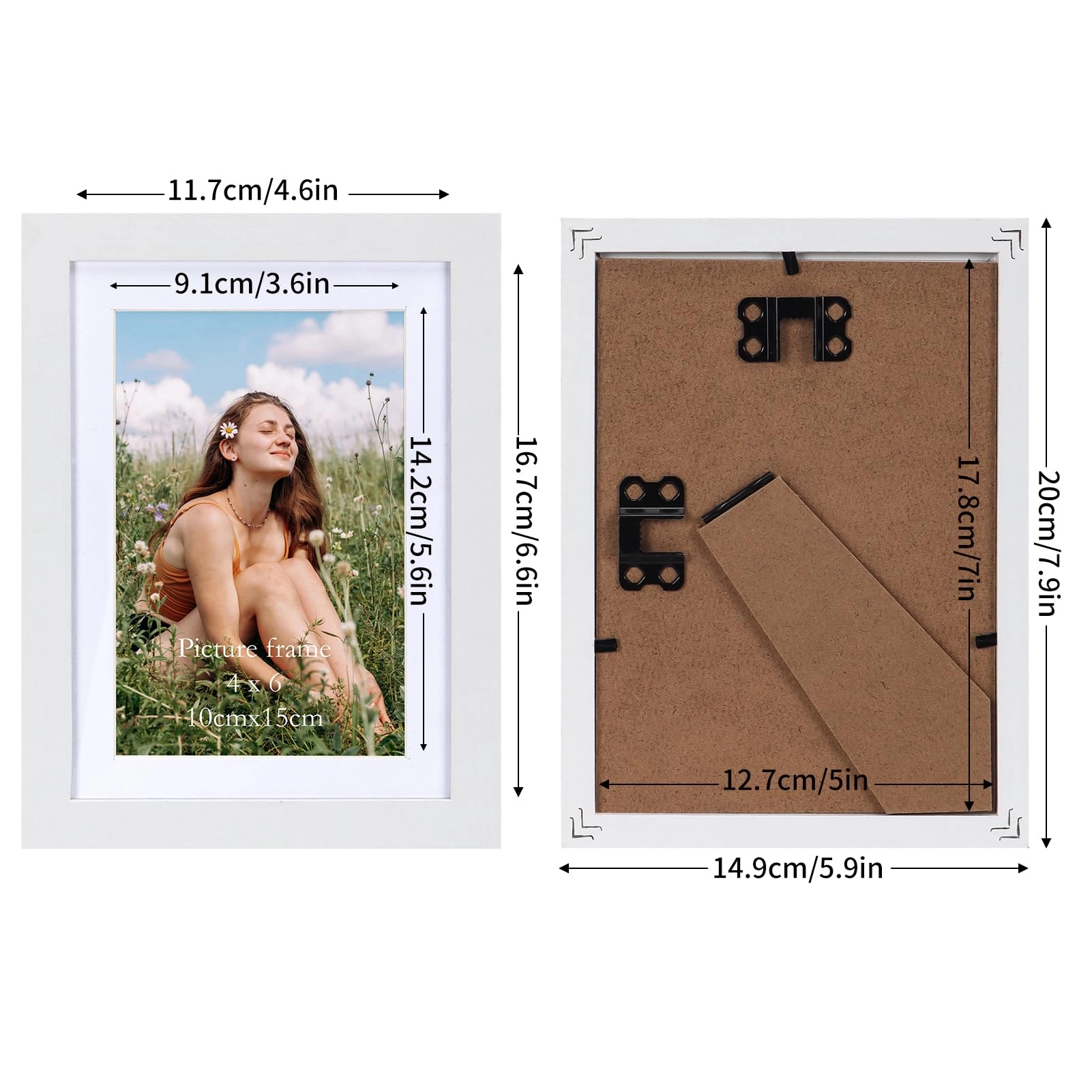 Photo Frames - 4x6/5x7 Pack