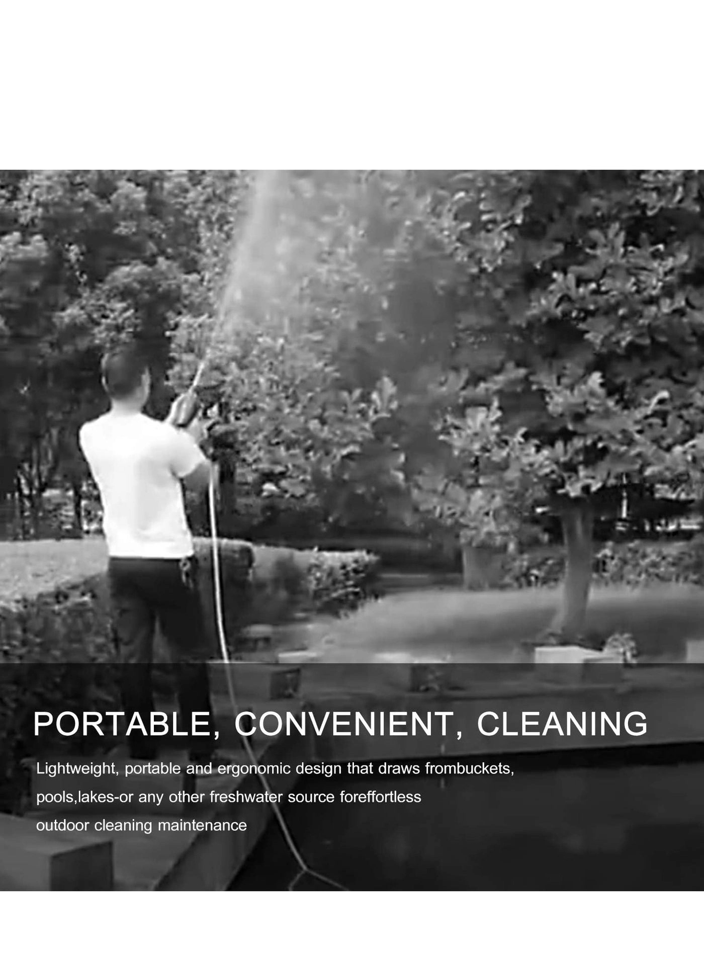 Portable Washer - 48V 30Bar