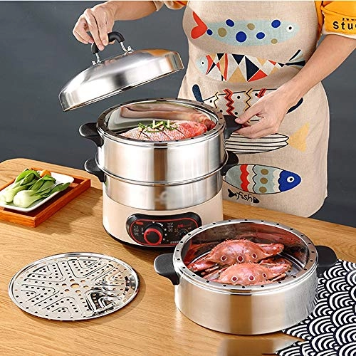 304 Stainless Steel Electric Food Steamer Pot