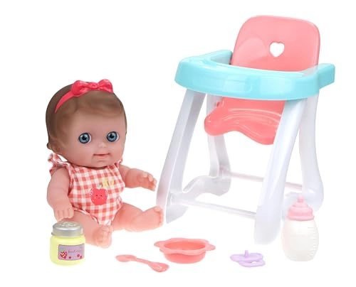Lil' Cutesies Doll Gift Set - 9" Vinyl High Chair Ages 2+