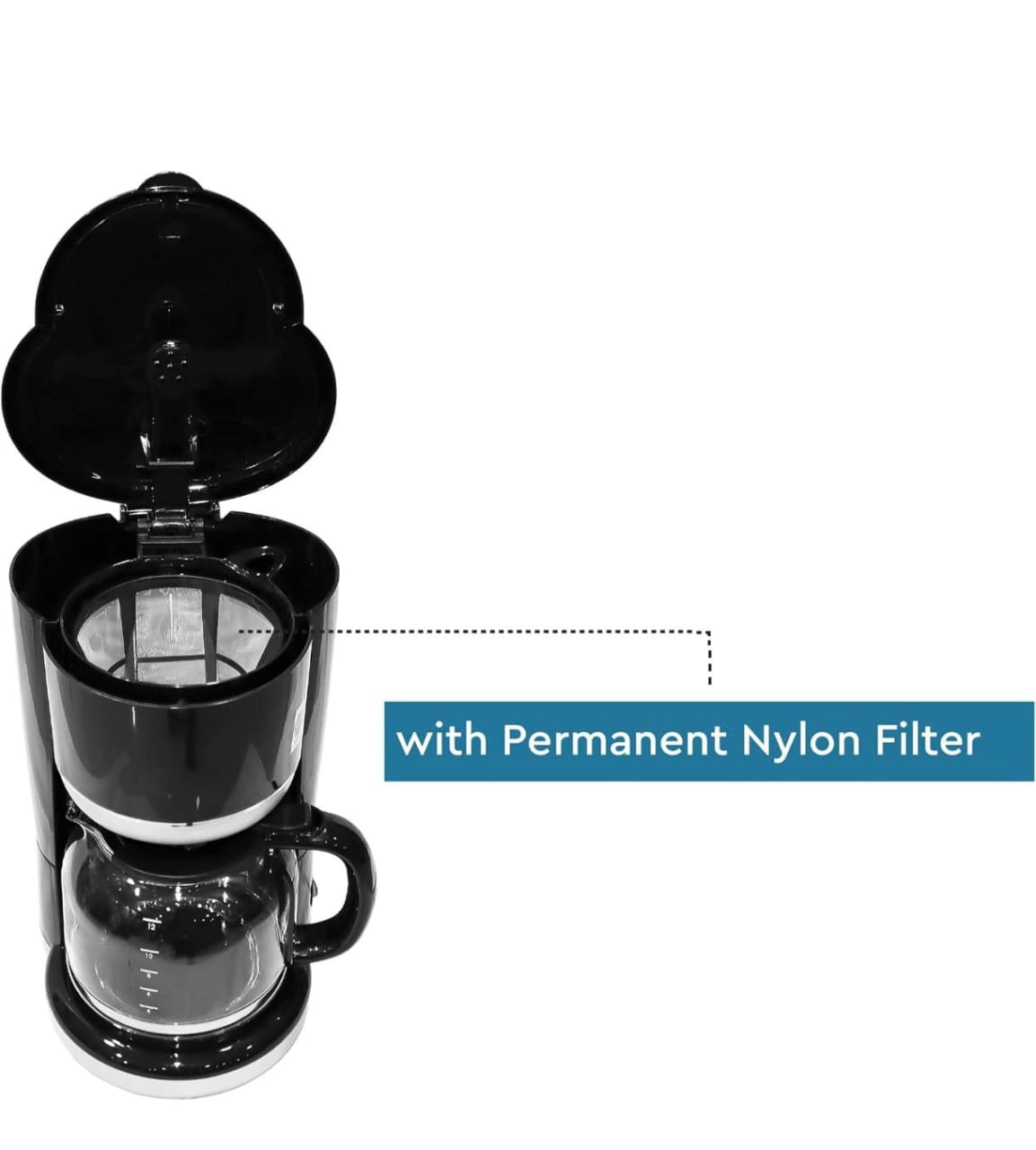Coffee Maker - 1.5L 12 Cups Anti-Drip Keep Warm