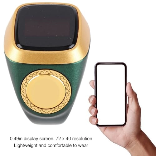 Digital Counting Finger Ring 18mm Aluminium