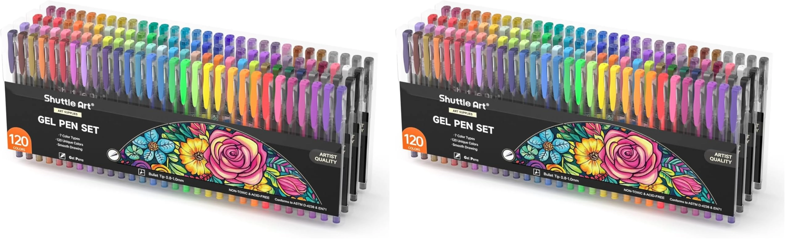 Shuttle Art Gel Pen Set - 120.0 count 1_0_1_9mm