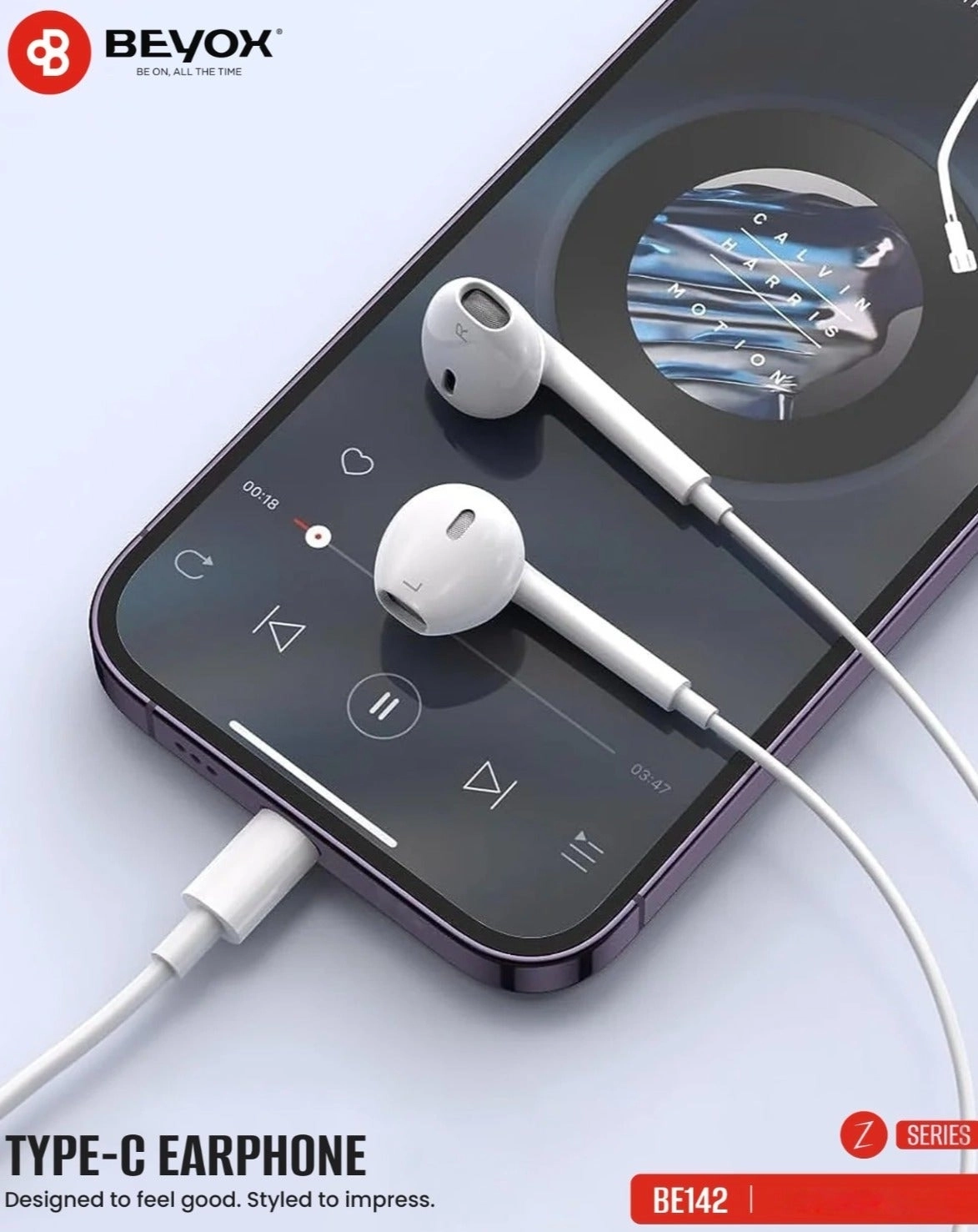 Beyox BE142 Wired Earphone