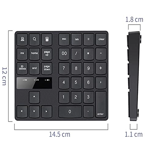 Wireless Numeric Keypad - 2.4G USB 35 Keys Charging