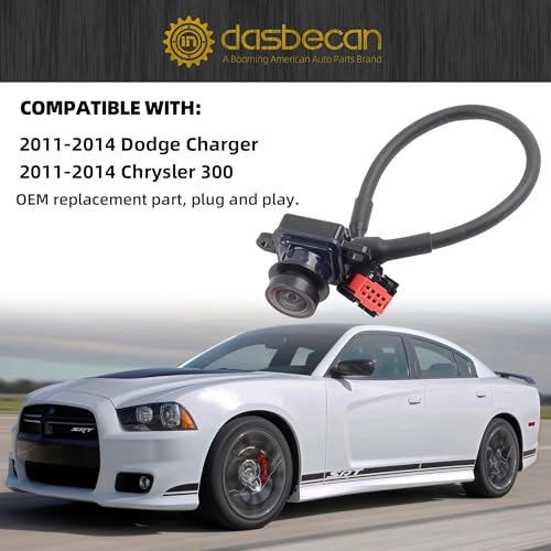 Backup Camera - Compatible with 2011-2014 Dodge Charger Chrysler 300 170 ° view IP67 waterproof