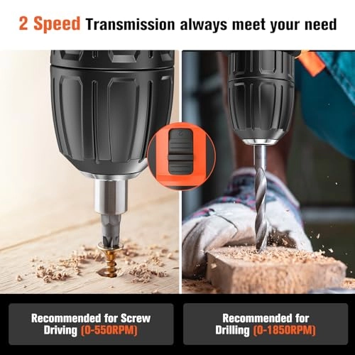 Hammer Drill - 2 x 2.0Ah