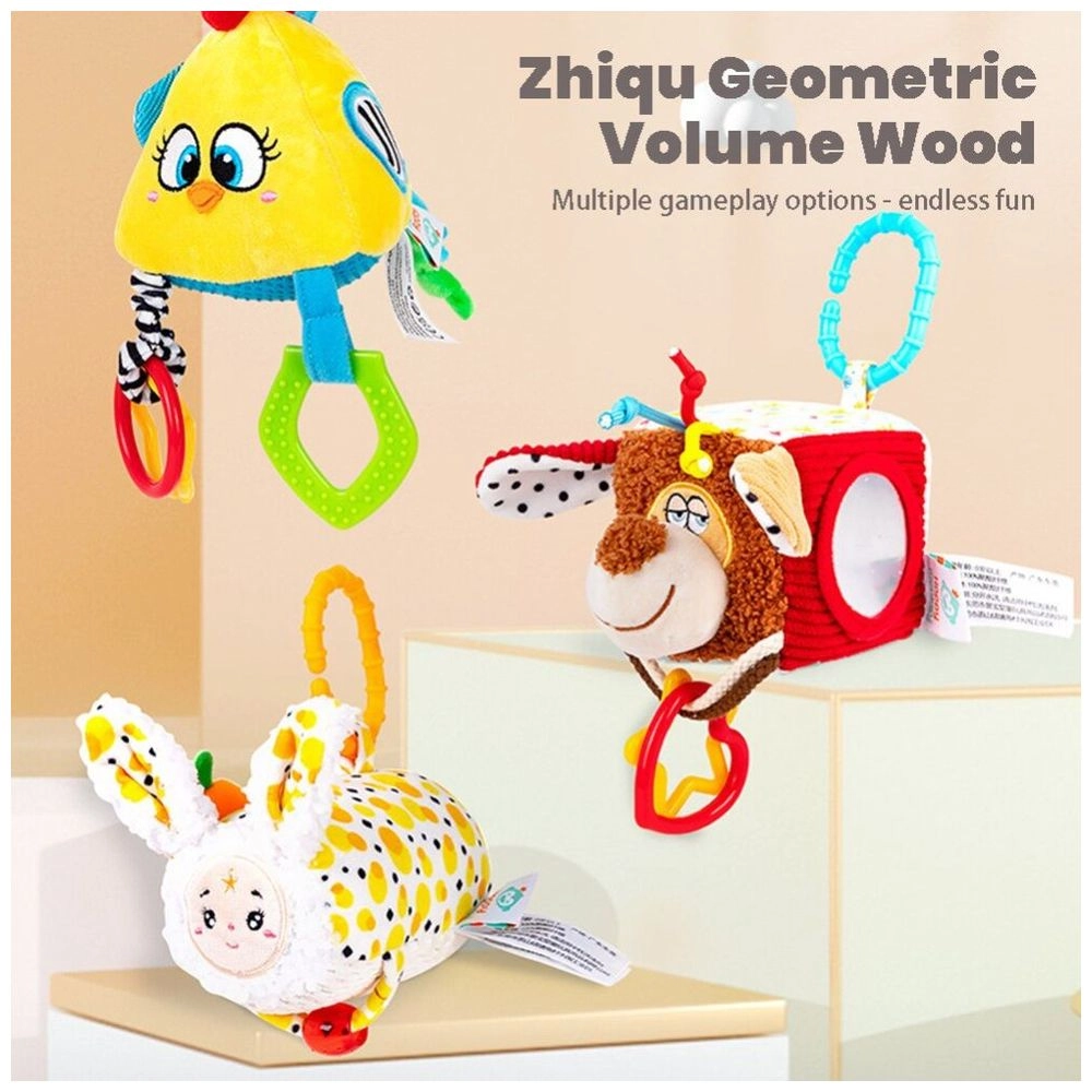 Baby Stroller Plush Hanging Mobile Rattle Toy - Suitable for 3 months and above